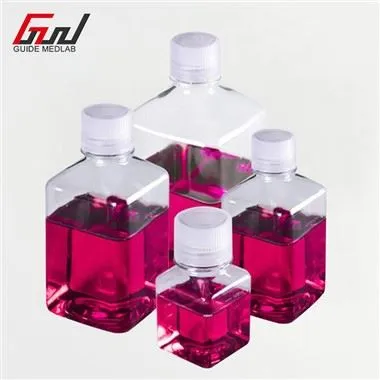 PETG-Zellkulturflasche mit Deckel